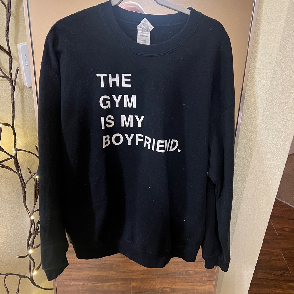 Black Graphic Men's Sweater